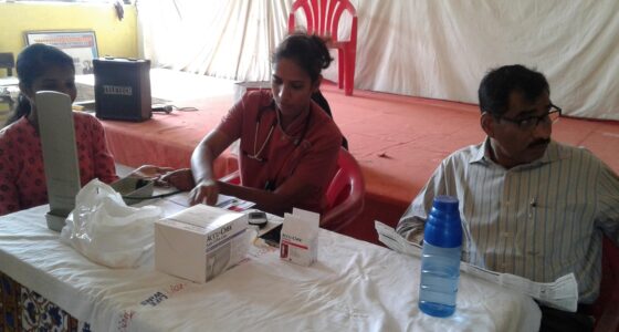 1.7.2017- Vhokared Hospatil Medical Cheakup Camp