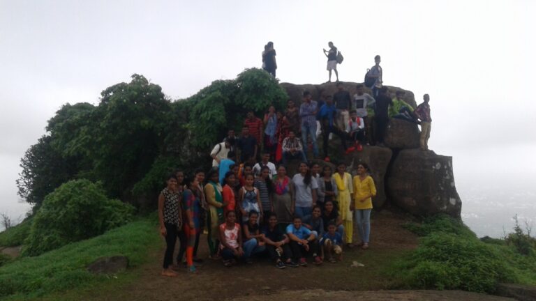 History Student on Kaladurg Fort in Palghar